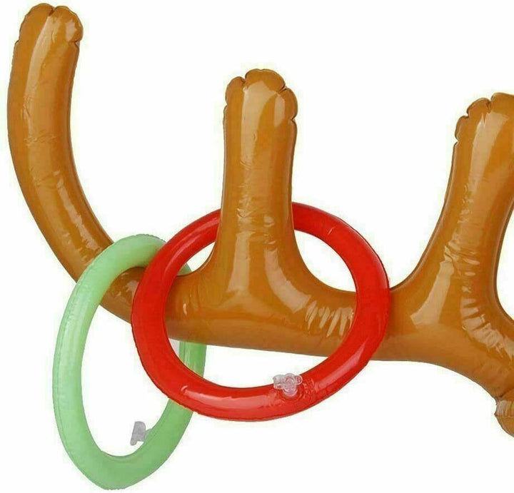 Inflatable Reindeer Ring Toss Game