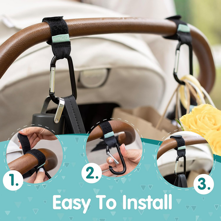 2 Onco Baby Pram Buggy Clips