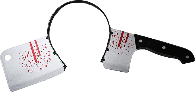 Halloween Plastic Cleaver Headband
