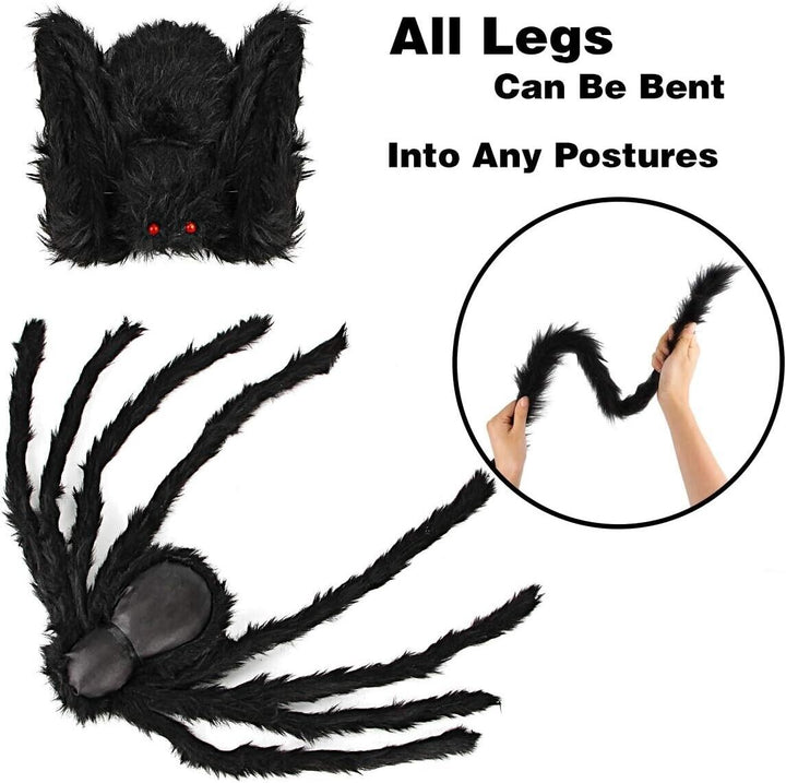 Small Black Flexible Halloween Spider