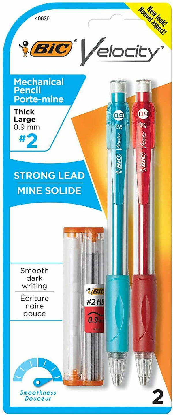 2 Bic Velocity Mechanical Pencils