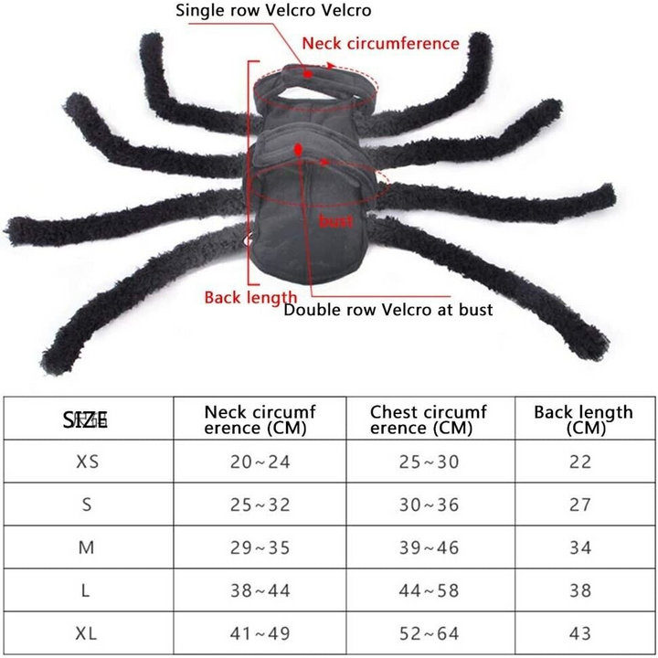 Small Spider Pet Accessory