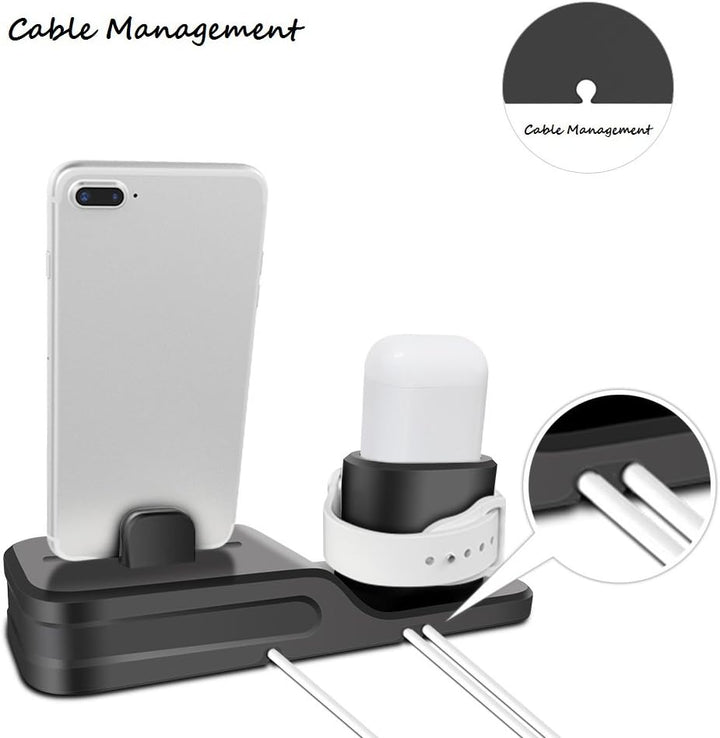 Silicone 3 in 1 Charging Stand
