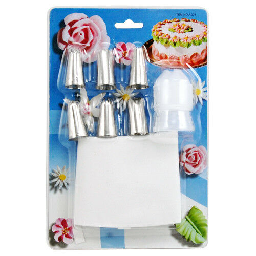 Fondant Icing Bag & 6 Nozzles