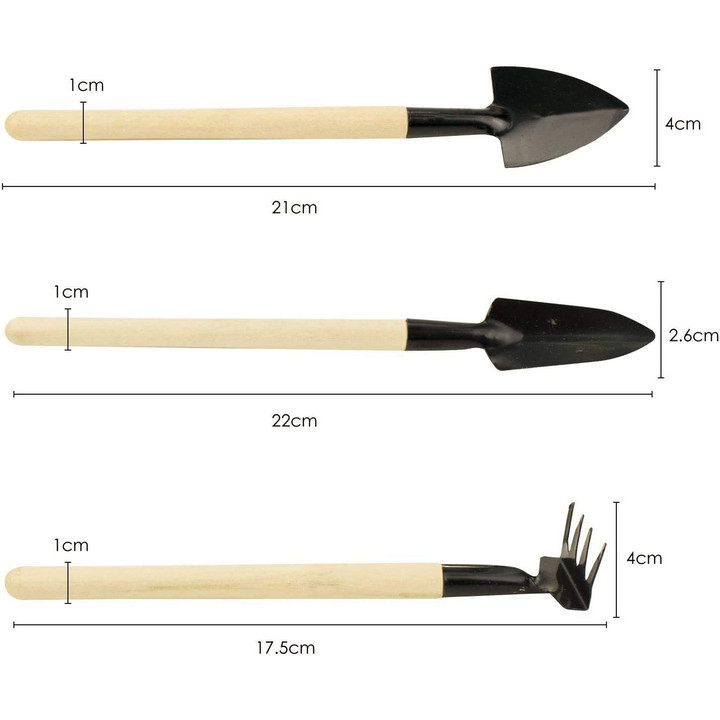 3 Piece Mini Gardening Tool Set