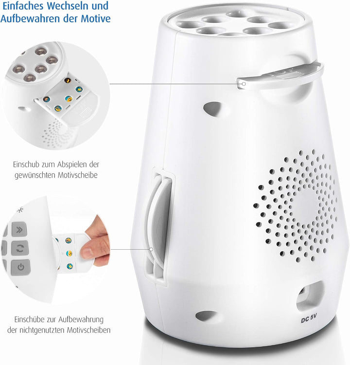 White Dreambeam Motif Projector 