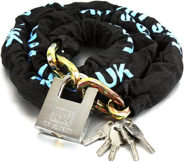 Heavy Duty Motorcycle Bicycle Chain Padlock