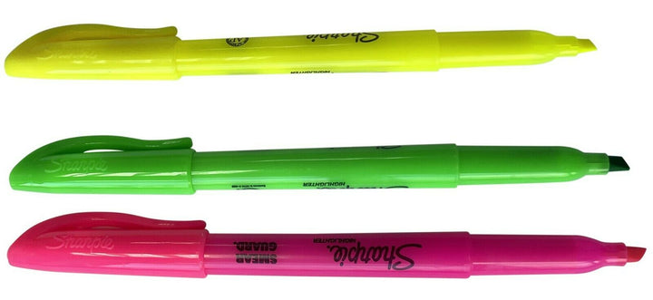 3 Sharpie Accent Pocket Highlighters