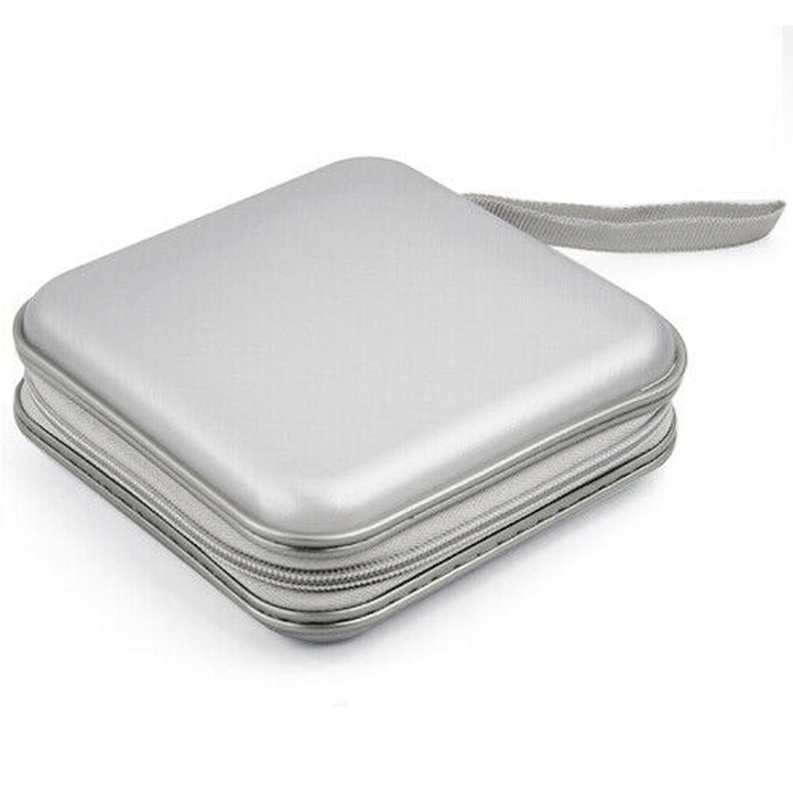 40 Disc Silver CD Storage Case
