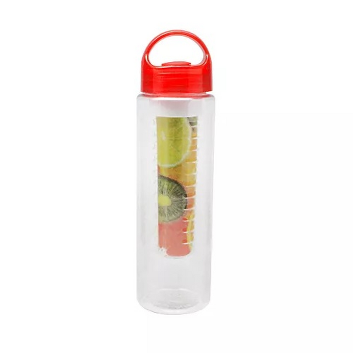 Red 800ml Fruit Infuser Water Bottle