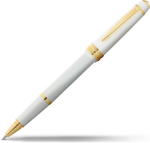 Cross White & Gold Rolling Ball Pen
