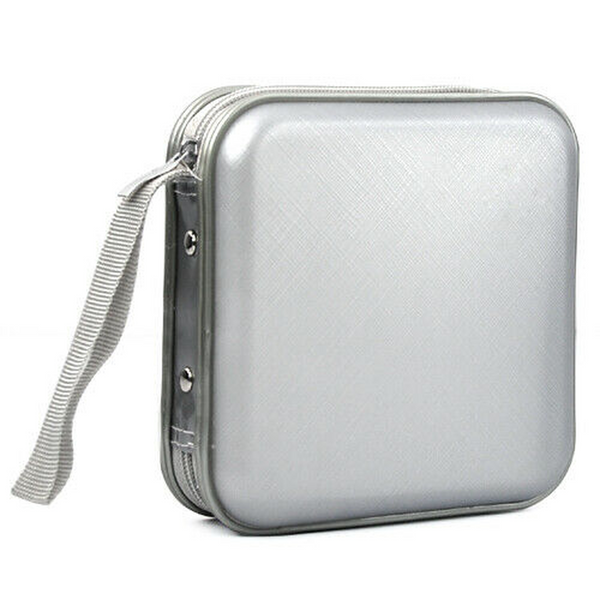 40 Disc Silver CD Storage Case