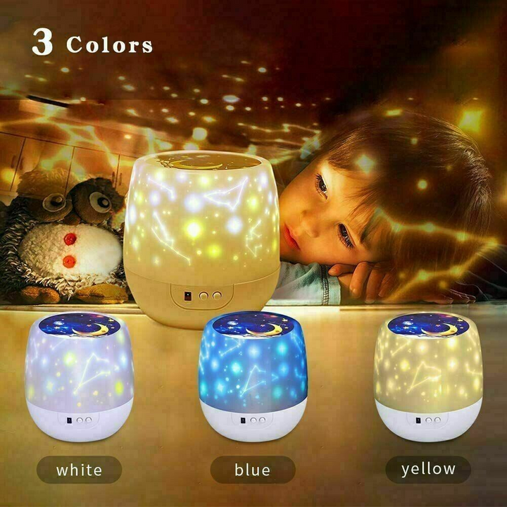 Rotating Projector Star Night Light