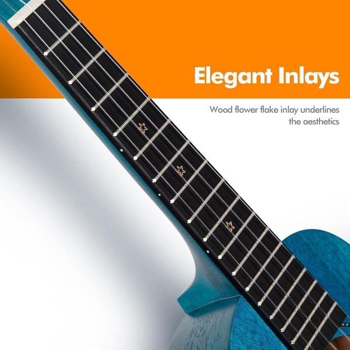 Enya Blue Soprano 21" Ukulele