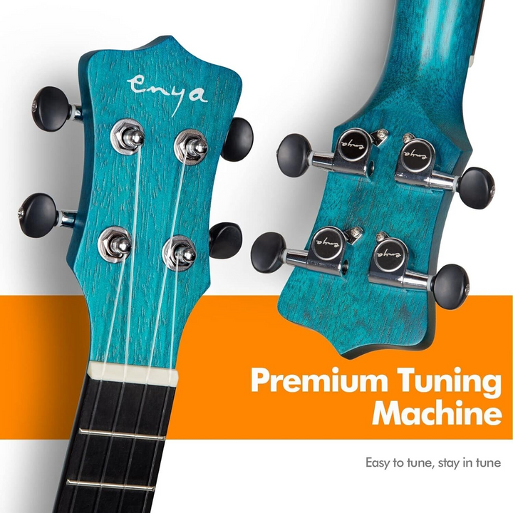 Enya Blue Soprano 21" Ukulele