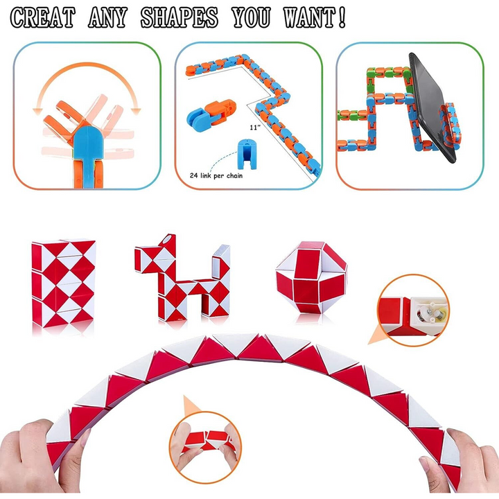 Blue Kids Christmas Advent Calendar