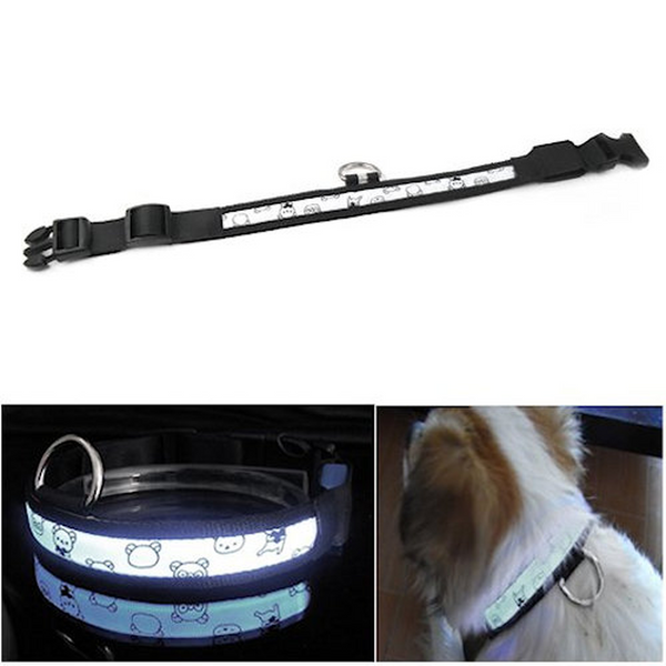 Flashing LED Dog Collar