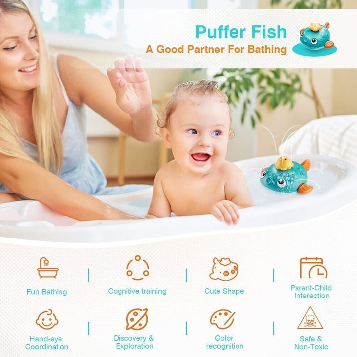 Duck Bath Toy Puffa Fish