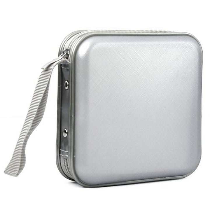 40 Disc Silver CD Storage Case