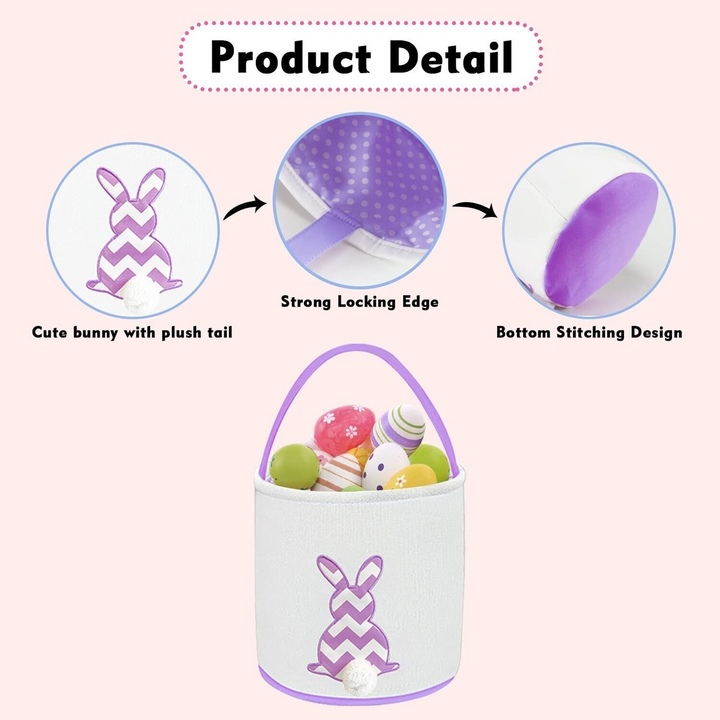 Purple Easter Egg Hunt Bag