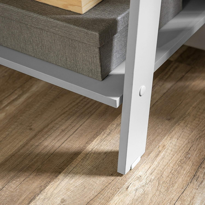 Grey Ladder Book Shelf Unit