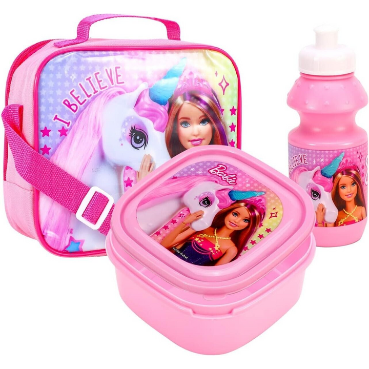 Pink Barbie Lunch Box Set