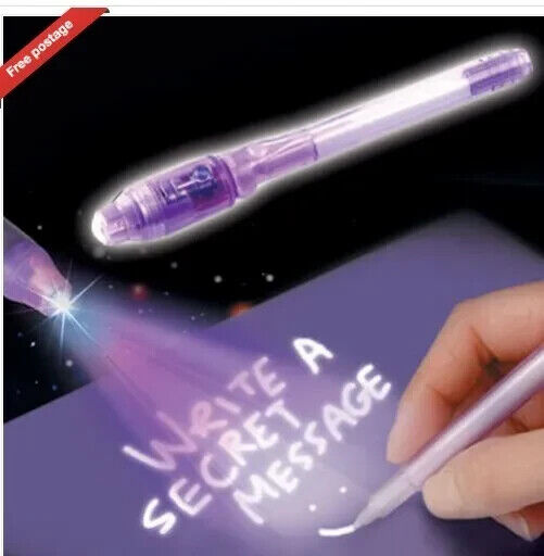 2 Pink UV Security Maker Pens