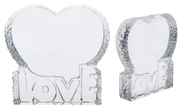 Crystal Love Heart Paperweight