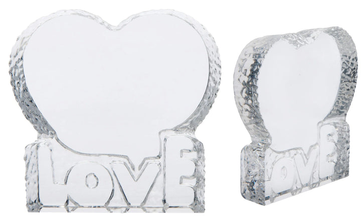 Crystal Love Heart Paperweight