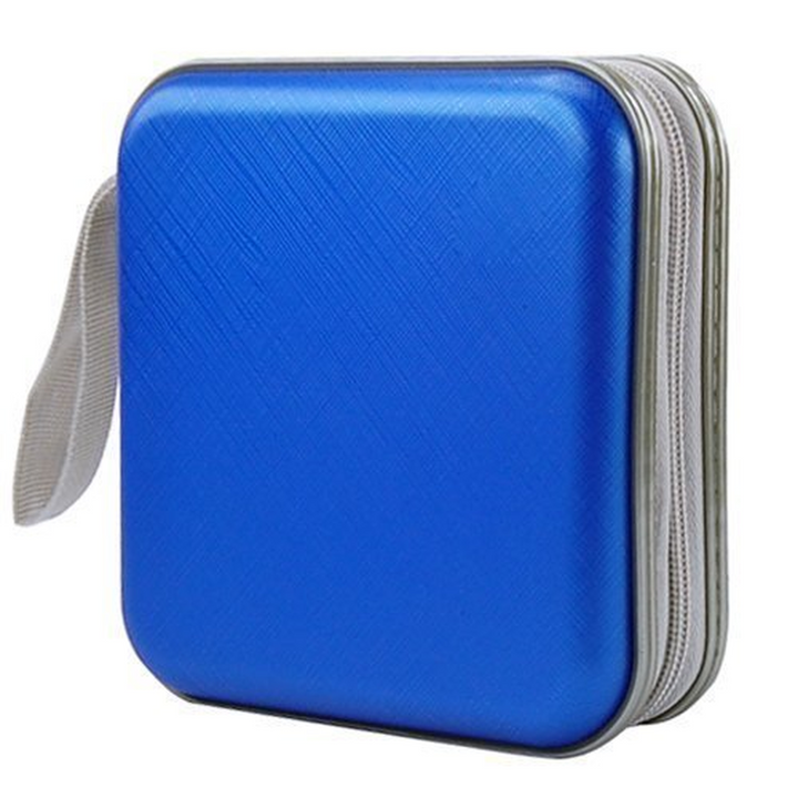 40 Disc Blue CD Storage Case