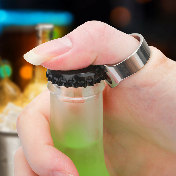 Stainless Steel Beer Bottle Ring Opener