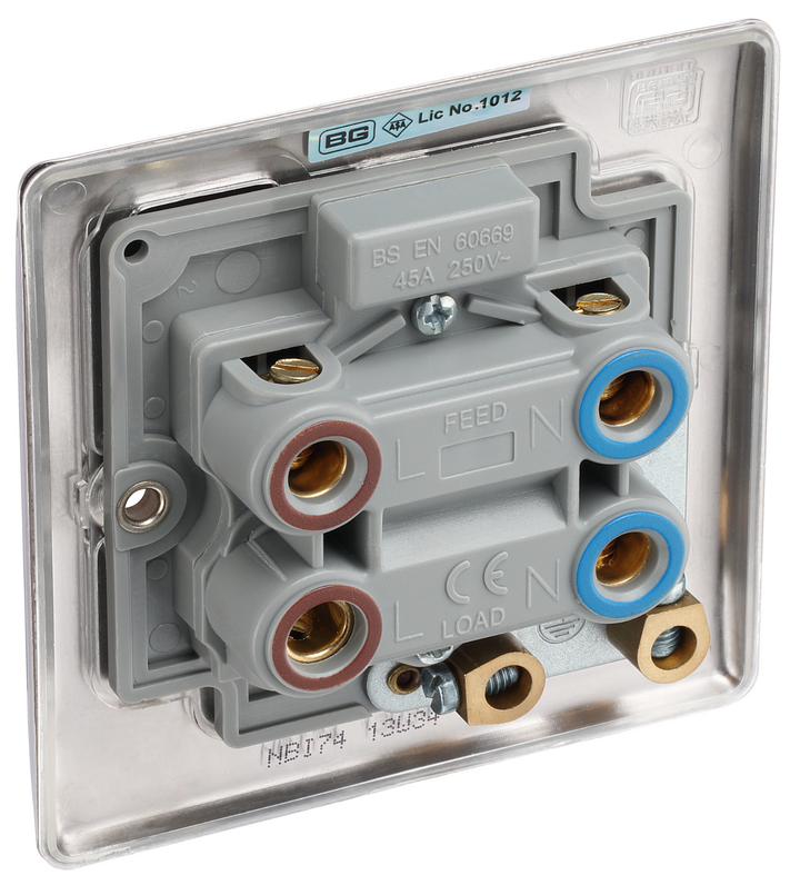 BG Nexus Brushed Iridium Cooker Switch