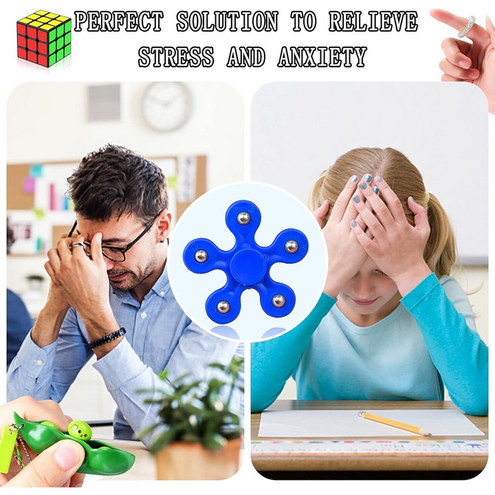 Blue Kids Christmas Advent Calendar