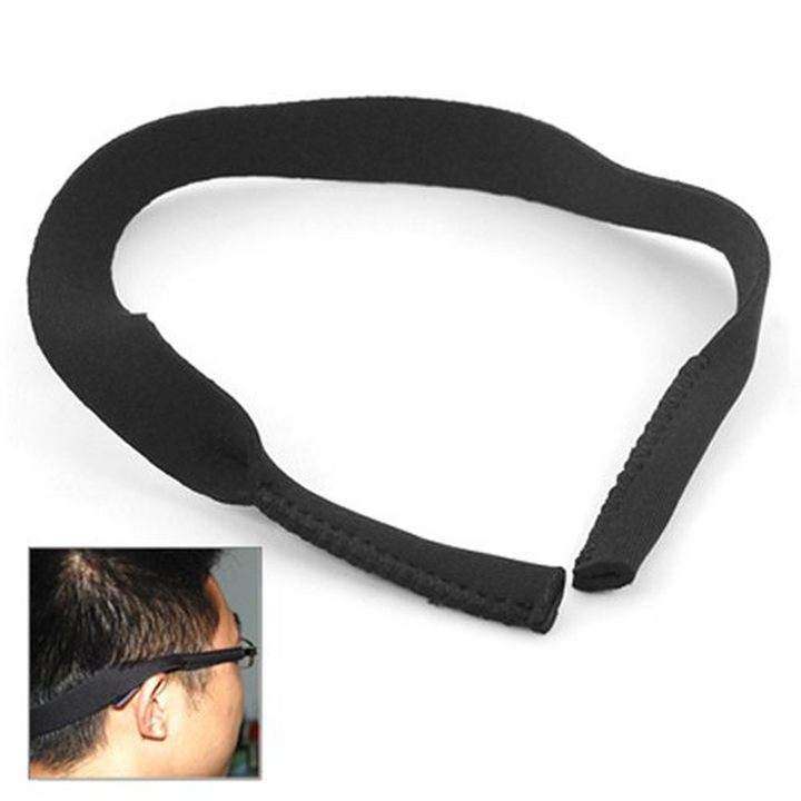 Black Neoprene Glasses Neck Cord Strap