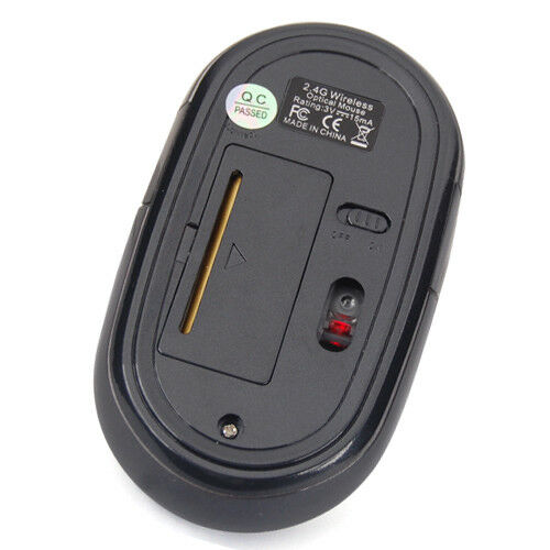 Wireless USB Black Soap Mouse