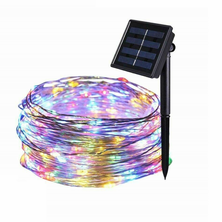 Outdoor 20M Solar 200 LED Strip Lights