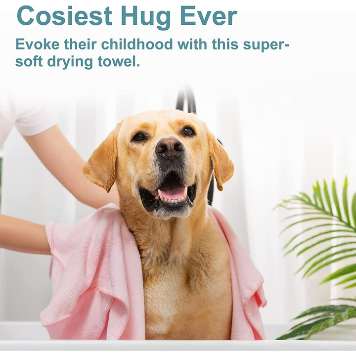 Brown Pet Microfiber Towel