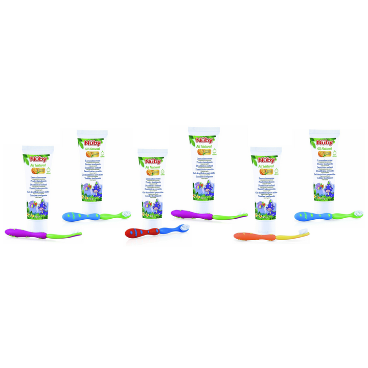 Nuby Children's Toothpaste Toothbrush Set