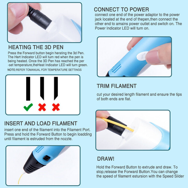 3D Printing Pen Starter Kit