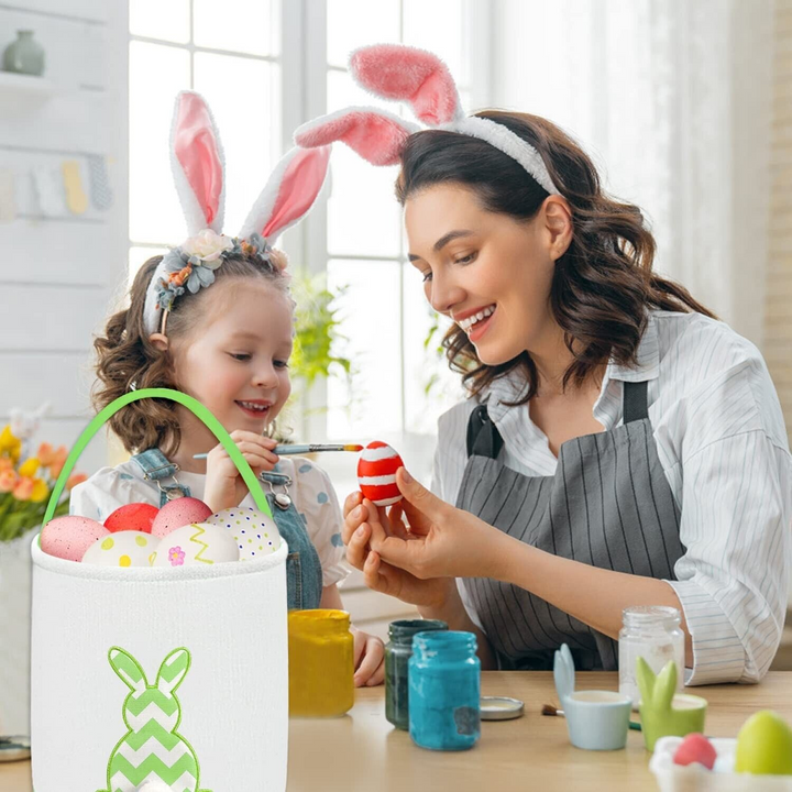 Green Easter Egg Hunt Bag