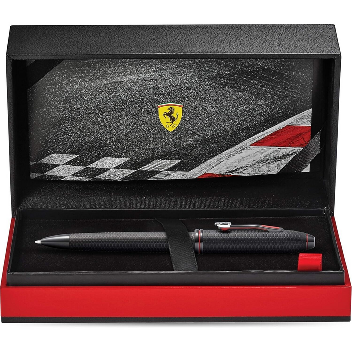 Cross Black Ferrari Townsend Honeycomb Ballpoint Pen