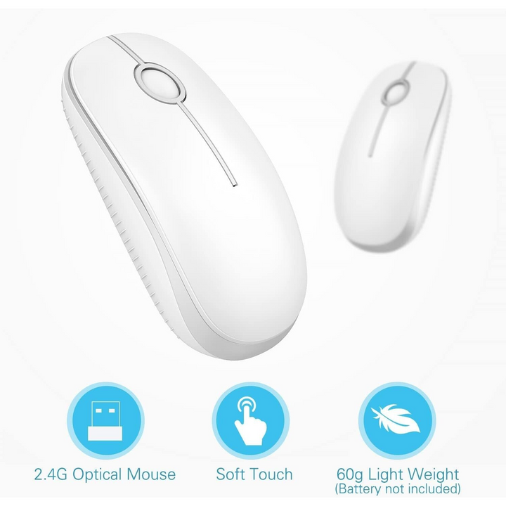 Jelly Comb Wireless Mouse White