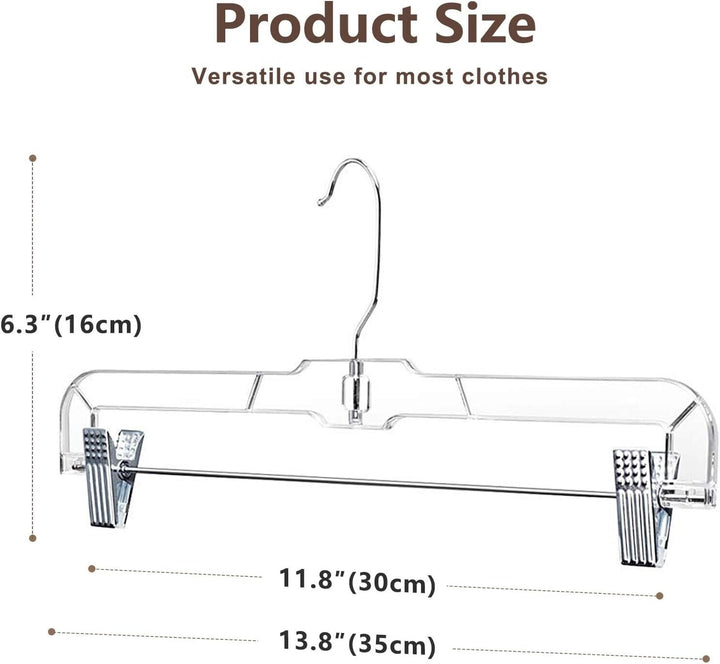24 Pack Plastic Hangers