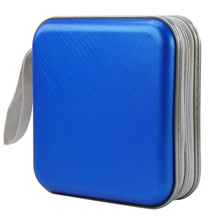 40 Disc Blue CD Storage Case