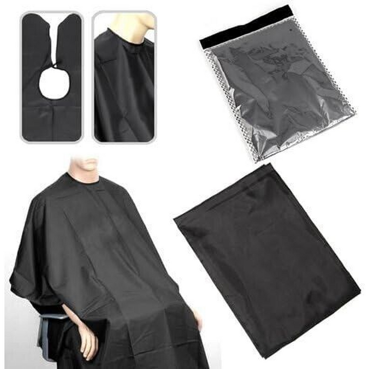 Black Barbers Salon Apron Hair Cutting Cape