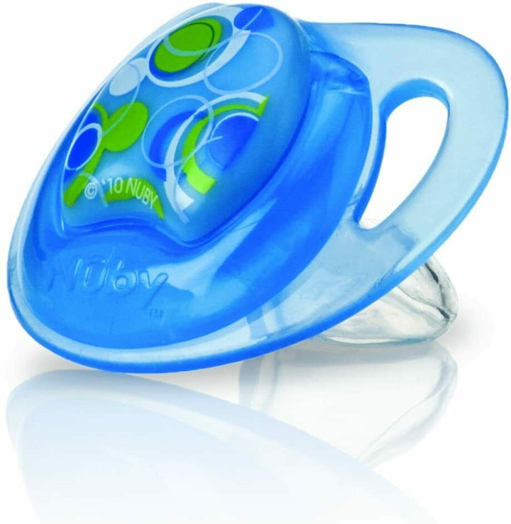 3 Nuby 6-18 Months Silicone Dummies