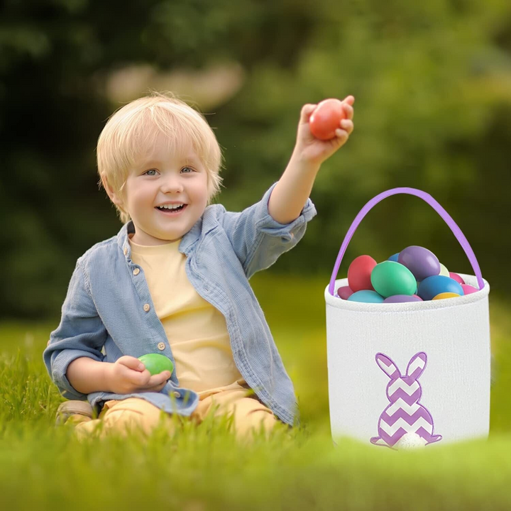 Purple Easter Egg Hunt Bag
