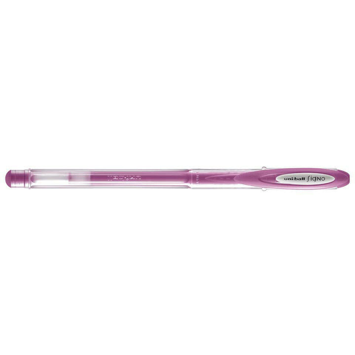 12 Uniball Metallic Violet 0.8mm Medium Rollerball Pens