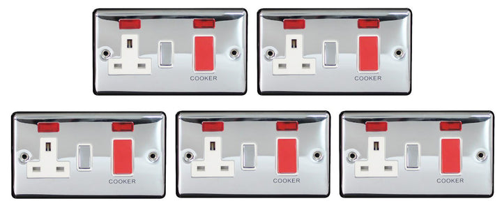 Chrome 45A Neon Power Indicator Control Unit Socket | Seller Vision