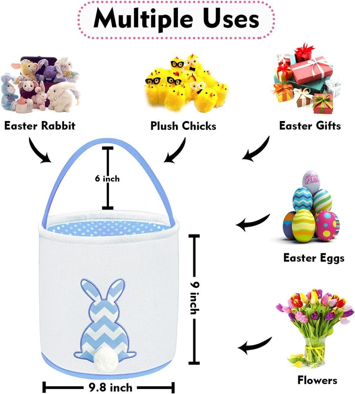 Blue Easter Egg Hunt Bag